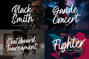 Hesmony Modern Brush Script Font, a Script Font by RantautypeStudio (Thumbnail 12 of 15)