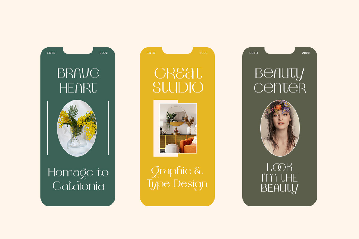 Veronika Luxurious | Bonus Logo, a Sans Serif Font by Mulkan Nazir (Photo 15 of 17)