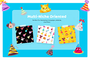 Birthday Hat Stickers, an Emoji Icon by Vectors Market (Thumbnail 4 of 5)