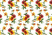 Watercolor pancies patterns, a Pattern Graphic by Floralis (Thumbnail 5 of 6)