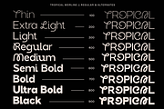 Tropical Morline, a Sans Serif Font by zeenesia (Thumbnail 3 of 14)