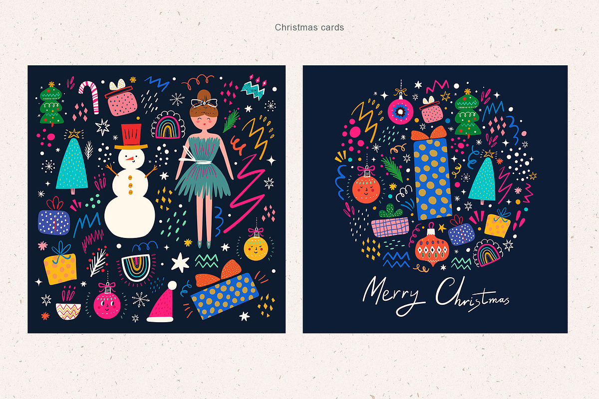 Cristmas holiday set, a Seasonal Illustration by MoleskoStudio (Photo 16 of 18)