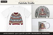 Christmas Sweater Clipart PNG, an Object Graphic by Inknfolly (Thumbnail 5 of 5)