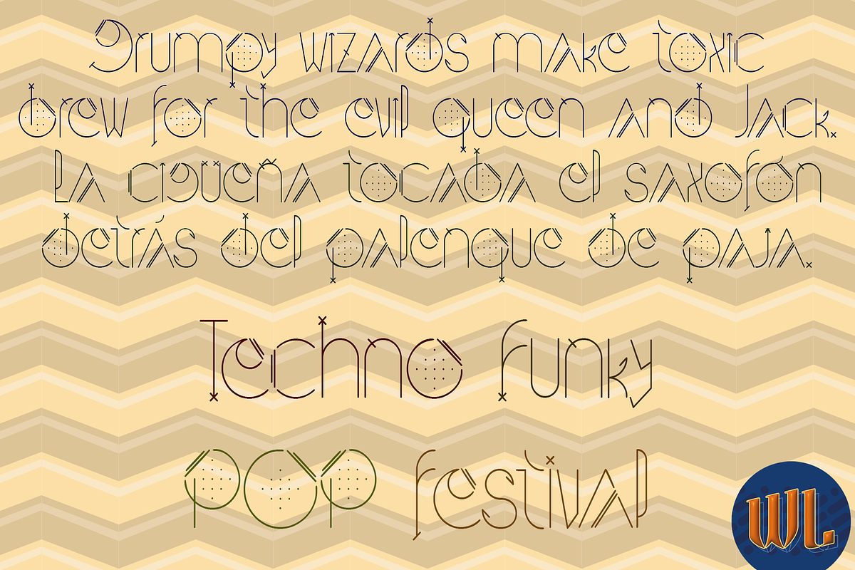 OYM, a Sans Serif Font by Wakoletras (Photo 2 of 3)