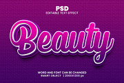 Beauty Purple 3d Psd Text Effect, a Brushes & More by bdrobin (Thumbnail 1 of 2)