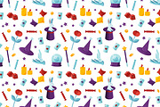 Magic show set, seamless pattern, a Decorative Illustration by Good Studio (Thumbnail 3 of 6)