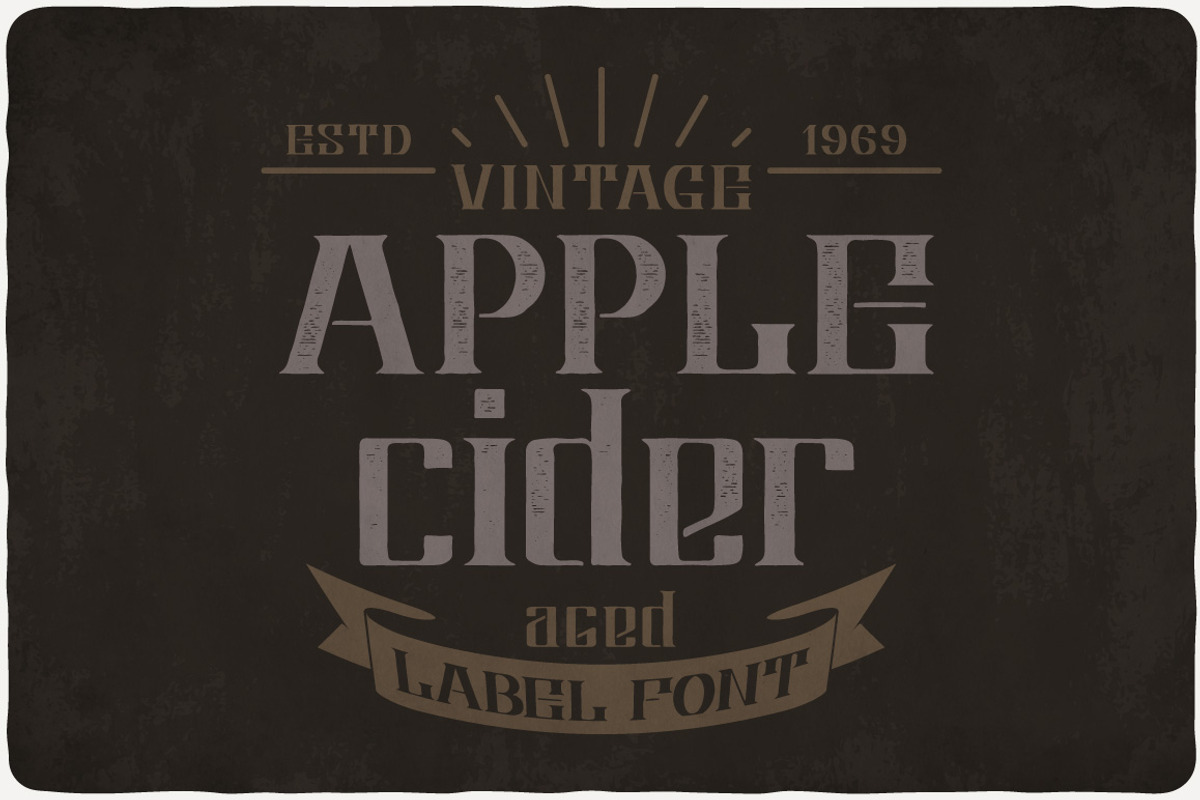 Apple Cider Typeface preview 3