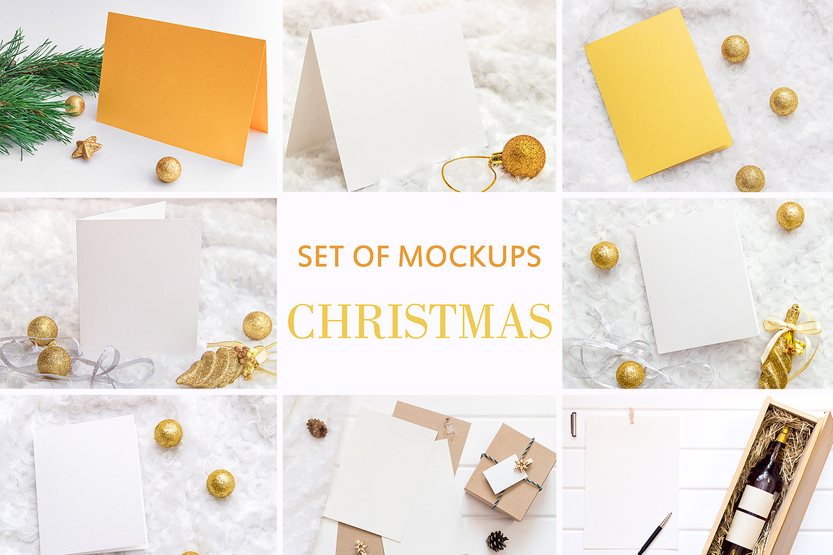 Set Mockups. CHRISTMAS, a Product Mockup by Mockups4you (Photo 1 of 4)