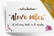 Love Mile Typeface, a Serif Font by FHFont (Thumbnail 1 of 5)
