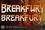 Breakfury, a Blackletter Font by Letterara (Thumbnail 1 of 11)