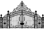 Decorative Iron Gate Bundle, a Decorative Illustration by Designer_Momina (Thumbnail 26 of 26)