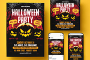 Halloween Party Flyer, a Flyer Template by Creativestoree (Thumbnail 1 of 5)