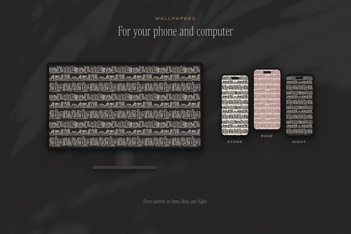 Book & Library Seamless Patterns, a Pattern Graphic by The October Creative (Photo 10 of 12)