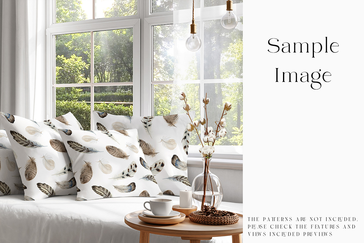 Throw Pillows Mockups, a Household Mockup by mock-ups (Photo 7 of 31)