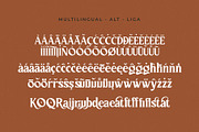 Regano Qingsta - Vintage Serif Font, a Serif Font by Lettermine (Thumbnail 9 of 10)