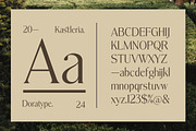 Kastleria - Luxury Serif, a Font by Dora Typefoundry (Thumbnail 4 of 10)
