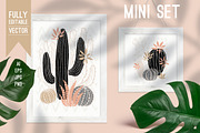 MINI SET Cacti & Succulents Vector, a Decorative Illustration by Iraida_Bearlala (Thumbnail 1 of 4)