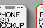 iPhone Mockup - Clay Set (3 Objects), an iPhone Mockup by Avelina Studio (Thumbnail 3 of 3)