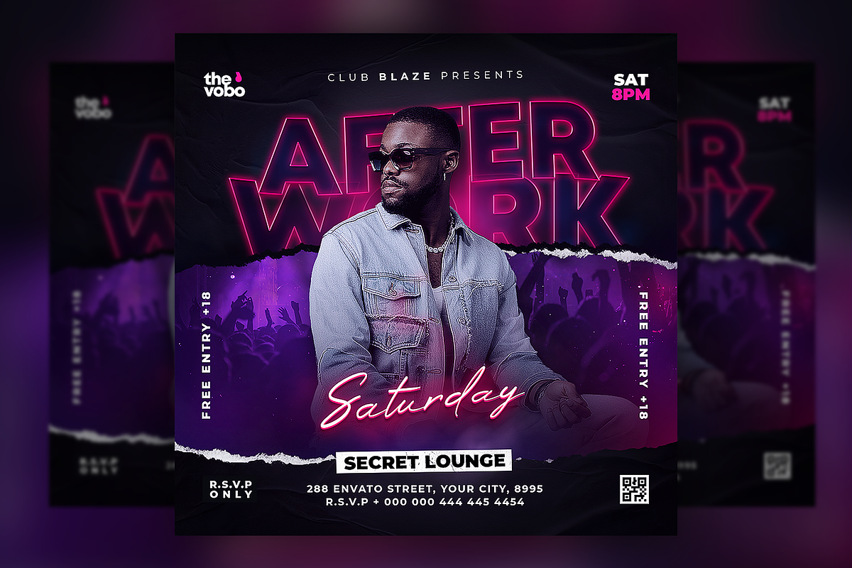 Party Flyer Template, a Flyer Template by FLYERHIVE (Photo 1 of 3)