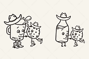 Cowboy Cookie SVG Clipart | Western, a Graphic by TanchaArt (Thumbnail 3 of 10)