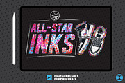All-Star Inks Procreate Brushes, a Brush Add-On by Tim Hankins Design (Thumbnail 1 of 5)