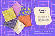 40 Hand-Drawn Linear Patterns, a Pattern Graphic by IuliiaSavko (Thumbnail 2 of 13)