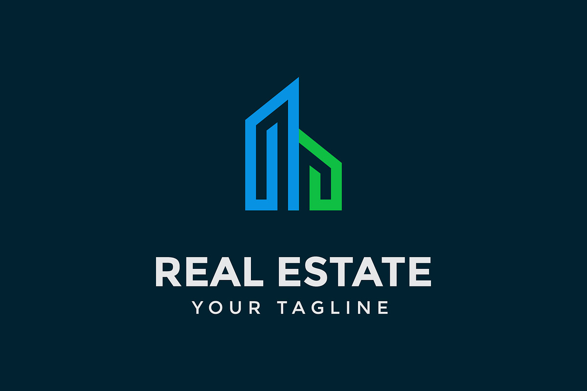 Real Estate Apartment House Logo, a Branding & Logo Template by funpixel