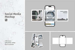 Social Media Mockup, an Advertising Mockup by MA-KING_ART