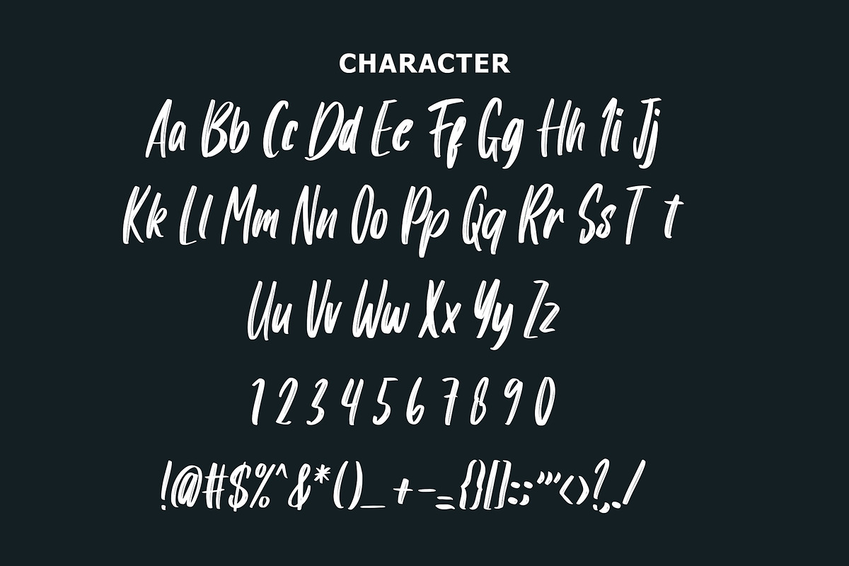 Darkrooms Brushed Font, a Sans Serif Font by Giant Design (Photo 10 of 10)