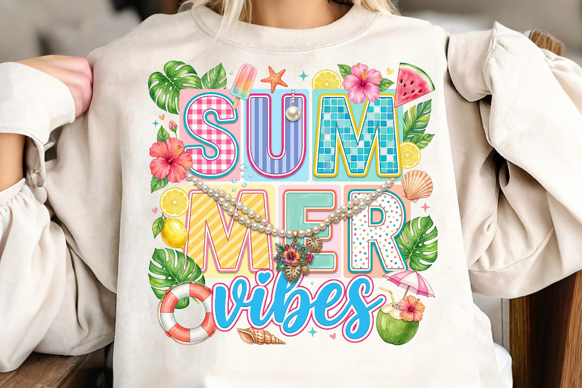 Tropical Summer Vibes Floral Png,, an Illustration by CreationArt (Photo 1 of 5)