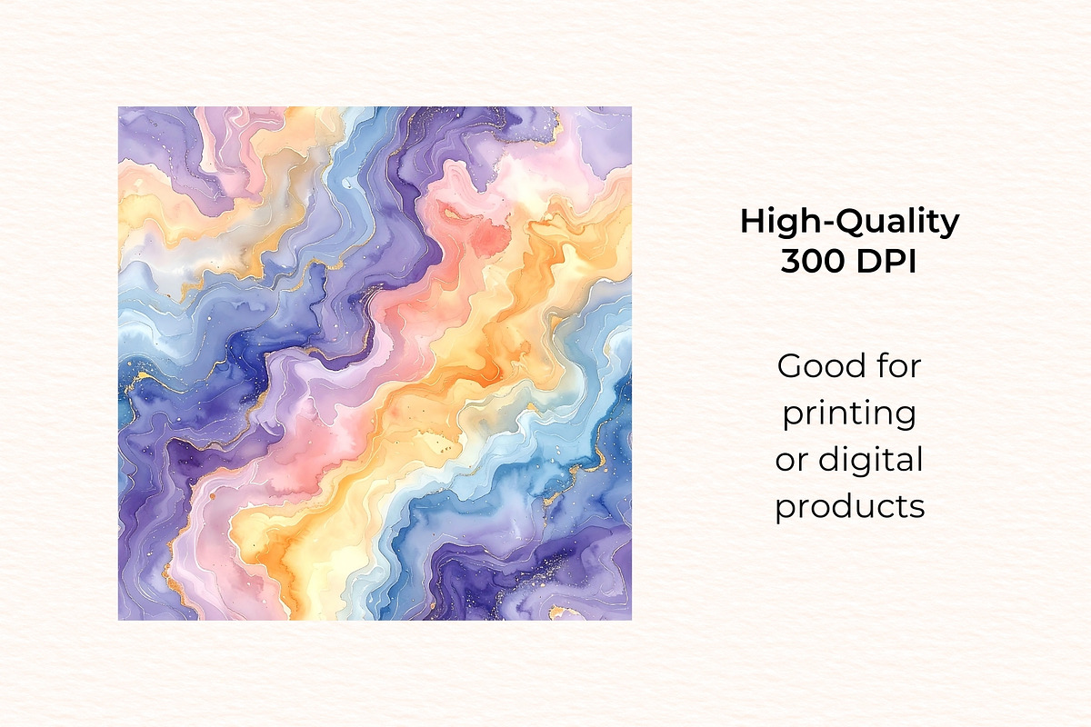 Aura Glow Pastels Seamless Patterns, a Pattern Graphic by Anna Design Studio (Photo 4 of 6)