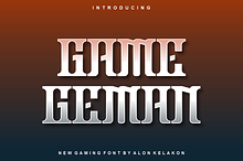 Game Geman Font