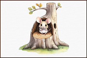 Woodland Forest Animals Friends Clip, an Illustration by Sublimation Artist (Thumbnail 3 of 6)