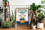 Winter Ski Trip Flyer Template, a Flyer Template by Hole Hope Design (Thumbnail 2 of 5)