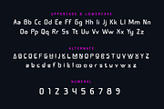 Linkero - Futuristic Font, a Sans Serif Font by twinstd (Thumbnail 4 of 10)