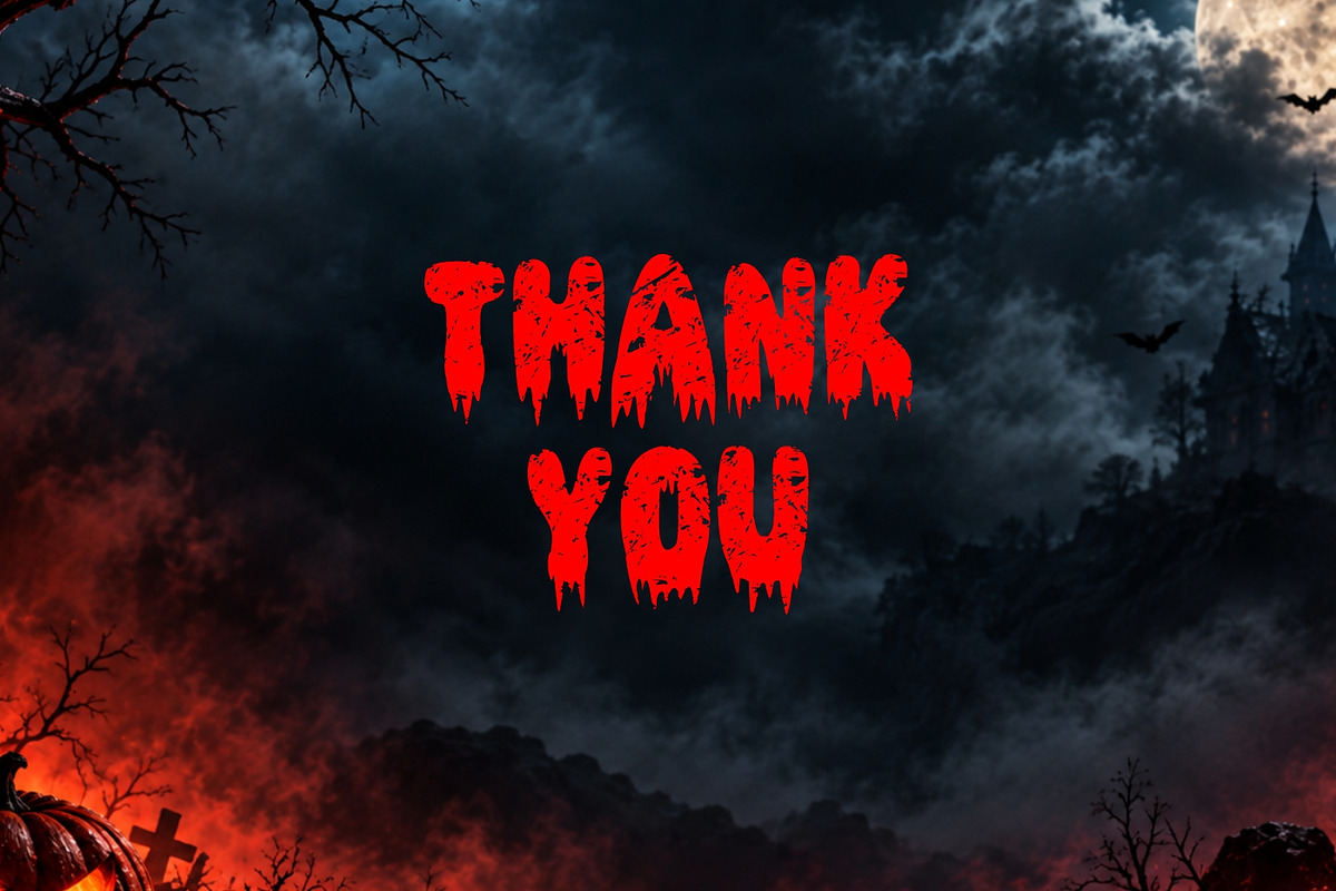 Scary Halloween - Horror Font, a Blackletter Font by Fourteen Letter (Photo 6 of 6)