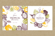 Vintage Tropical Fruit Sketches, a Food Illustration by Yevheniia (Thumbnail 3 of 8)
