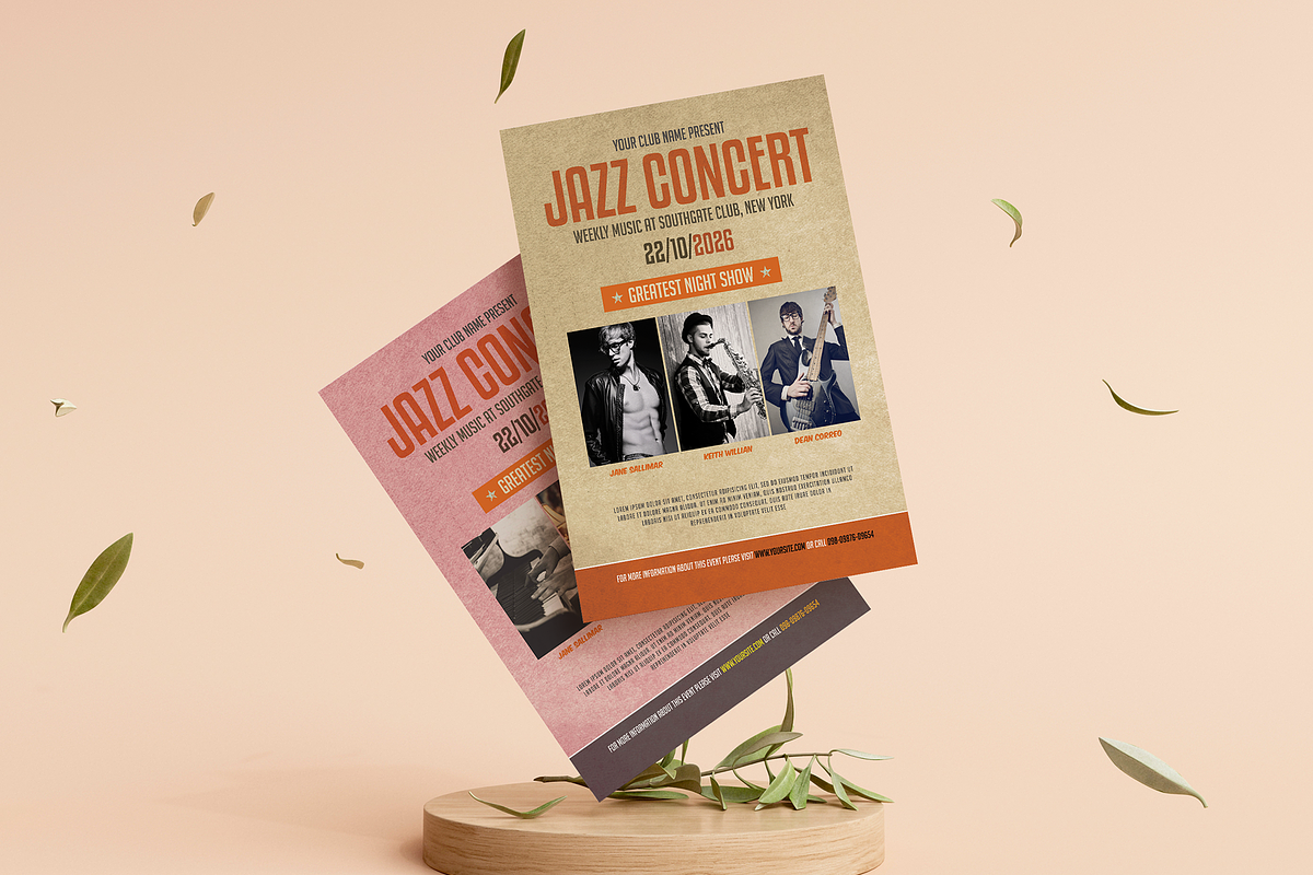 Music Party Flyer, a Flyer Template by Creativpixl (Photo 3 of 6)