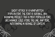 Ghost Attack - Halloween Font, a Handwritten Font by QR Design Studio (Thumbnail 3 of 7)