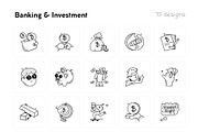 Banking and Investment Icon Set, an Outline Icon by Vectors Market (Thumbnail 9 of 10)