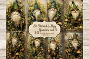 St. Patrick's Day Junk Journal Page, a Seasonal Illustration by GlamArtZhanna (Thumbnail 1 of 10)