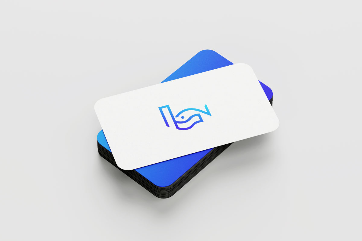 Fish Wave L Letter Logo Design preview 2