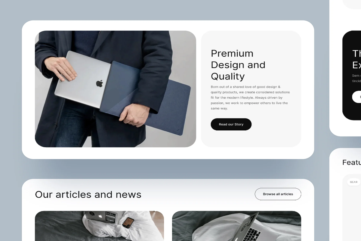 Tech Wave-Ecommerce Template Framer, a Landing Page Template by Digital_Fantasies (Photo 4 of 6)