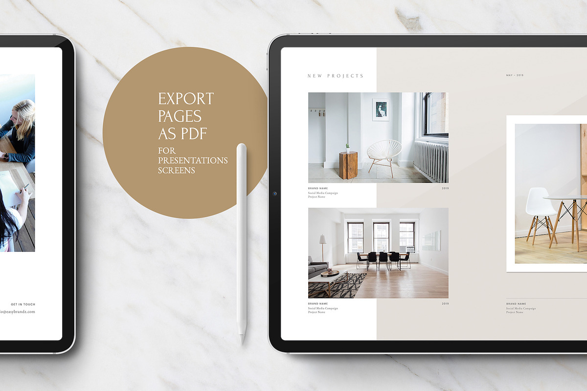 Media Press Kit Template, a Brochure Template by Easybrandz (Photo 6 of 6)