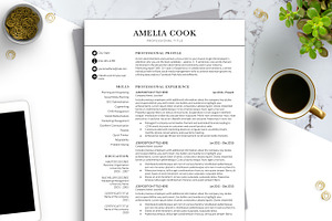 Modern Simple CV Resume Template
