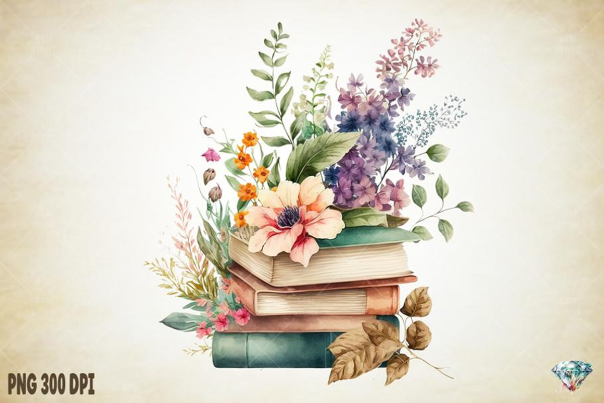 Flower Book Watercolor, an Illustration by Gemstone (Photo 8 of 11)