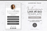 Instagram Link in Bio Page for Canva, a Social Media Template by Thirty One Palms Studio (Thumbnail 1 of 6)