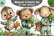 Whimsical St Patrick's Day Clipart, an Illustration by Craft Nest (Thumbnail 1 of 11)