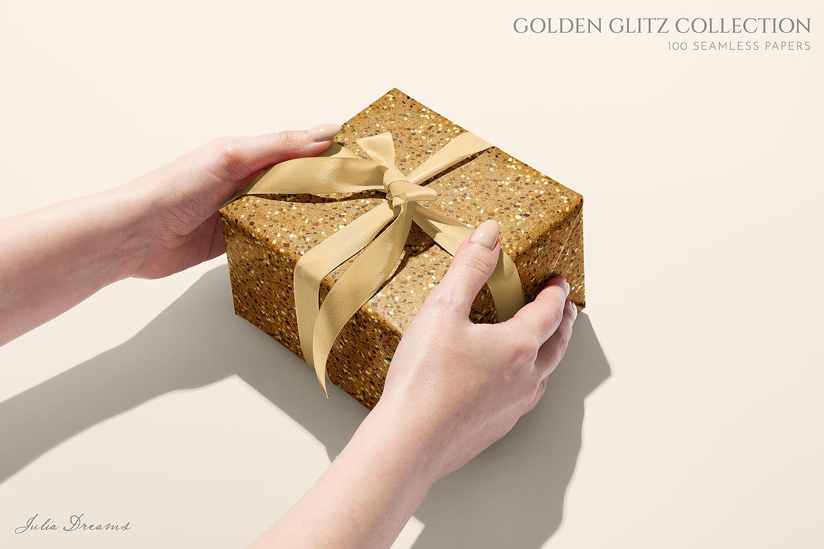 Golden Glitz Gold Seamless Textures, a Texture Graphic by Julia Dreams (Photo 2 of 8)