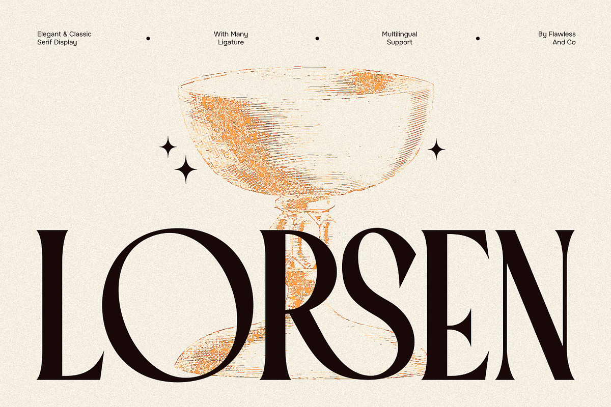 Lorsen - Classic Serif Font, a Serif Font by Flawless And Co (Photo 1 of 10)